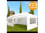 Gazebo 6 x 3 x 2,5 mt 15 Finestre Ad Arco Arredo