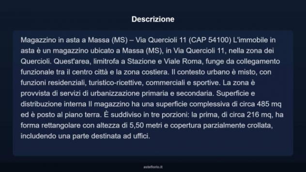 Immobile in asta di 485 m² in vendita a Massa - Foto 5