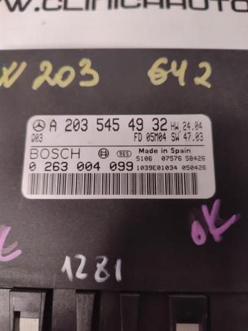 CENTRALINA PIANTONE STERZO MERCEDES Classe C Berlina W203 A2035454932 diesel 2987 (0004) - Foto 2
