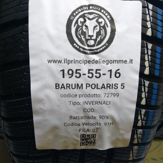 4 GOMME 195 55 16 BARUM A72799 - Foto 2