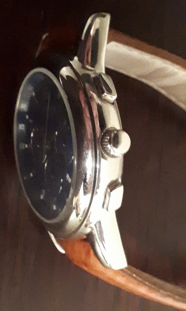 Orologio Chrono uomo Sansonite REF. 750.001.004 acciaio data. - Foto 7