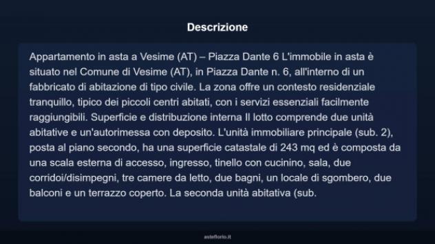 Immobile in asta di 243 m², box auto in vendita a Vesime - Foto 18