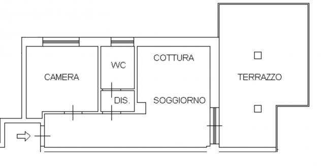 Bilocale Arredato con Terrazzo - Foto 20