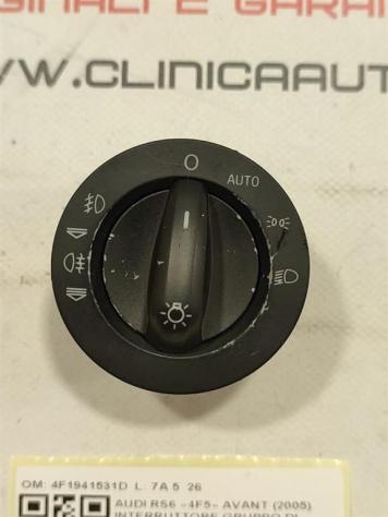 INTERRUTTORE COMANDO LUCI AUDI A6 RS6 Avant Serie C6 (4F5) 4F1941531D BUH (0411) - Foto 2