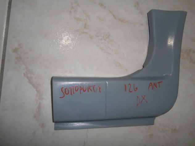Riparo angolare sottoporta anteriore Fiat 126 prima serie 1°s FSM BIS "NUOVO" - Foto 3