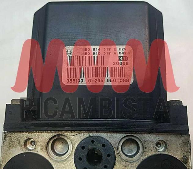 0265225197 Audi A8 D3 centralina pompa ABS Bosch riparazione