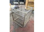 carrello inox da forno per teglie usato
