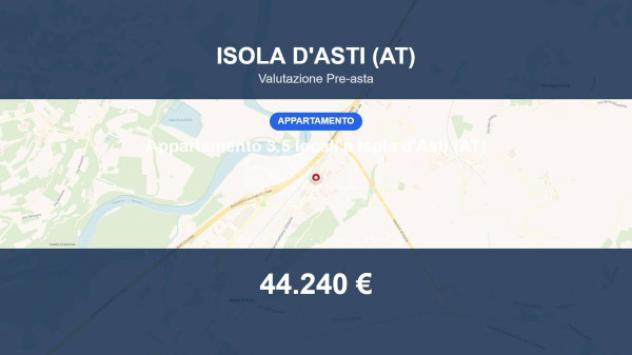 Immobile in asta di 60 m², box auto in vendita a Isola d'Asti