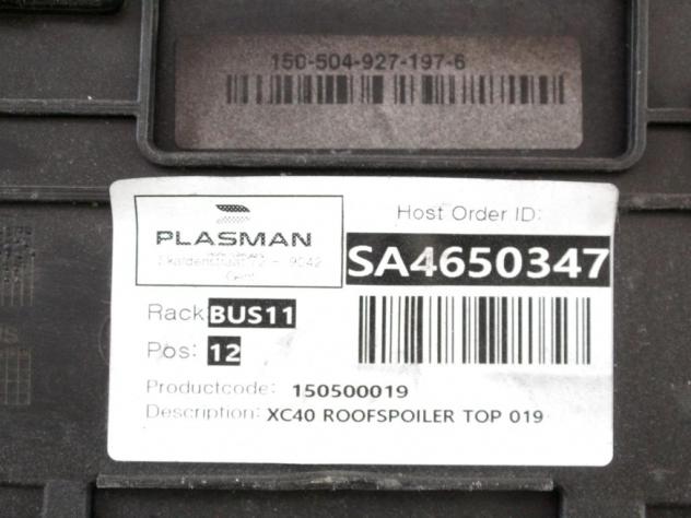 31488325 SPOILER POSTERIORE VOLVO XC40 2.0 140KW B 5P AUT (2019) RICAMBIO USATO - Foto 6