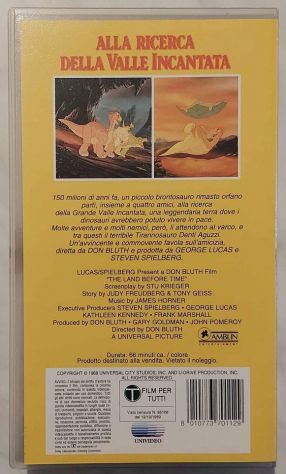 VHS Alla ricerca della Valle incantata Ediz.Originale Universal Pictures,1997 - Foto 3