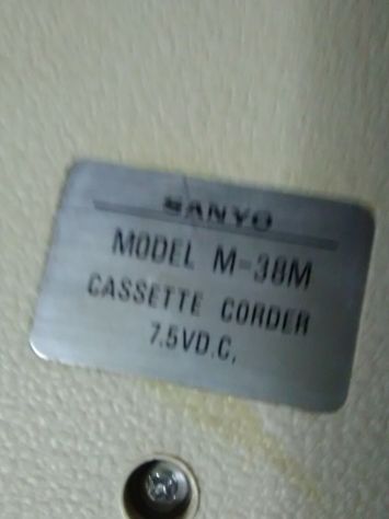 SANYO M38 M REGISTRATORE ST 7 AN 71 X RECUPERO COMPONENTI - Foto 9