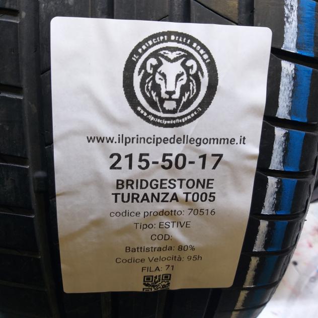 2 GOMME 215 50 17 BRIDGESTONE A70516 - Foto 2