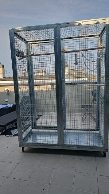 VENDESI VOLIERA ROBUSTE CON RUOTE MONTATA - Foto 2