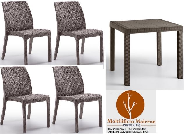 Set Sedie Tavoli Forlì Per Arredamento Esterno Bar Ristorante Pizzeria