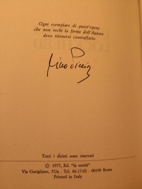 Libro "Uragano Lockheed" a cura di Nino Piccione del 1977 - Foto 2