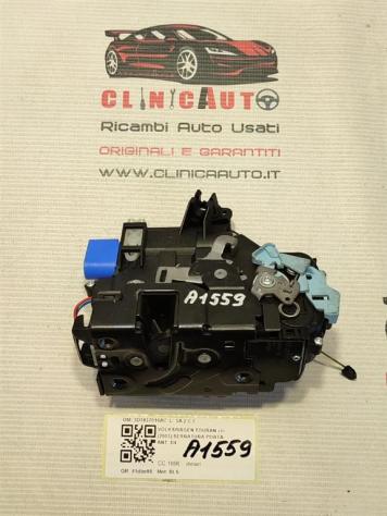 SERRATURA ANTERIORE DESTRA VOLKSWAGEN Touran 2° Serie 3D1837016AC (0710)