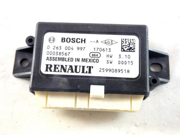 259908951R CENTRALINA SENSORI DI PARCHEGGIO RENAULT MEGANE 4 1.5 D 81KW 6M 4P (2017) RICAMBIO USATO 0263004997