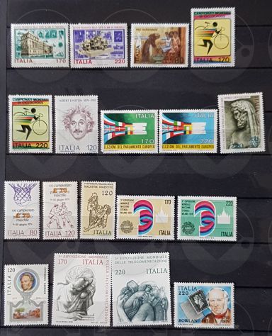 ITALIA 1975-1979 lotto di 107 francobolli - Foto 6