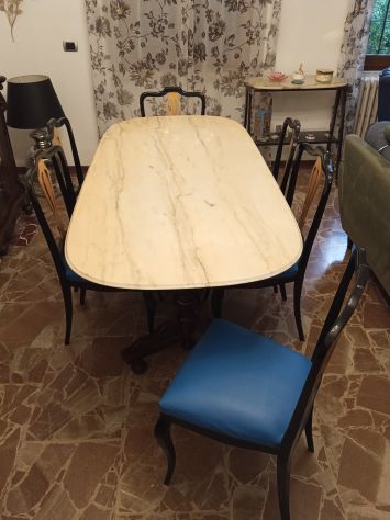 Vendo tavolo antico in marmo - Foto 4