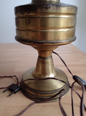 Lampada Vintage da tavolo elettrica anni 30 - Foto 4