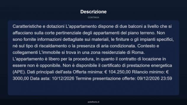 Immobile in asta di 70 m² in vendita a Roma - Foto 4
