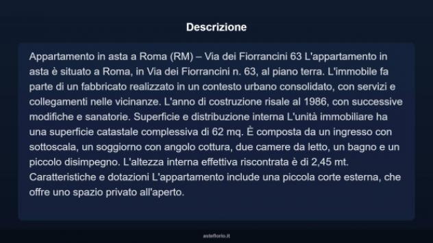 Immobile in asta di 62 m² in vendita a Roma - Foto 4