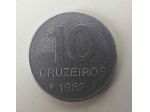 RARO 10 CRUZEIROS MONETA BRASILE 1982