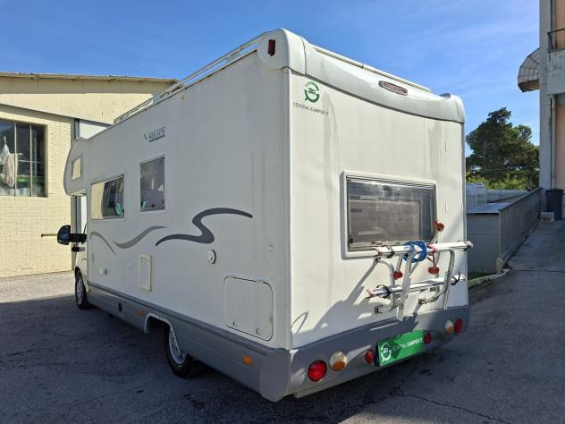CAMPER MOBILVETTA DUCATO MANSARDATO 7 POSTI DOPPIA DINETTE LETTI CASTELLO CLIMATIZZATORE WEBASTO FOTOVOLTAICO CAMPEGGIO USATI GENERALI 1827 - Foto 3