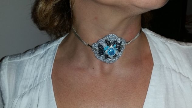 BRACCIALE TRICOT CON CIONDOLO - Foto 3