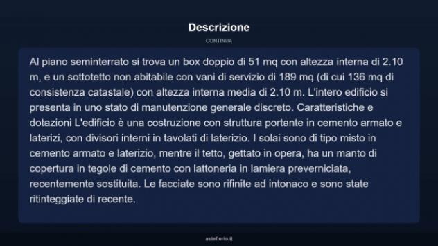 Immobile in asta di 124 m², box auto doppio in vendita a Cedrasco - Foto 4