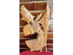 Scultura Balinesi in legno pregiato del 1978