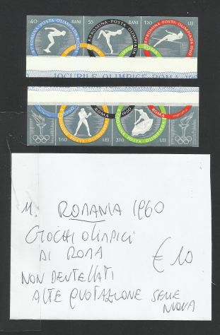 Francobolli della Romania in busta