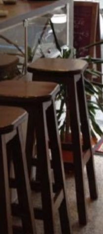 Sgabello h.80 legno per pub, per enoteca - Foto 4