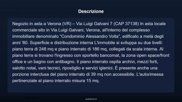 Immobile in asta di 352 m² in vendita a Verona - Foto 4