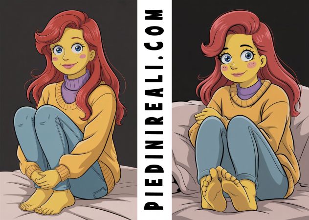 Ragazze per foto intero e piedi