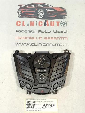 PANNELLO COMANDI AUTORADIO FORD B - Max Berlina C1BT18K811PA RTJC (12)