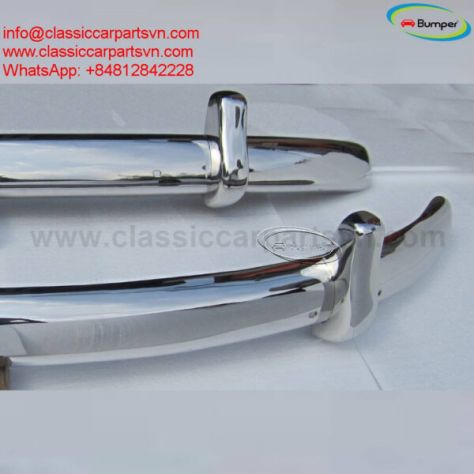 VW Beetle European style (1955-1972) bumpers by stainless steel - Foto 4
