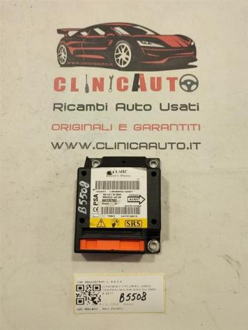 CENTRALINA AIRBAG CITROEN C3 Pluriel 9663357580 DV4TD (03)