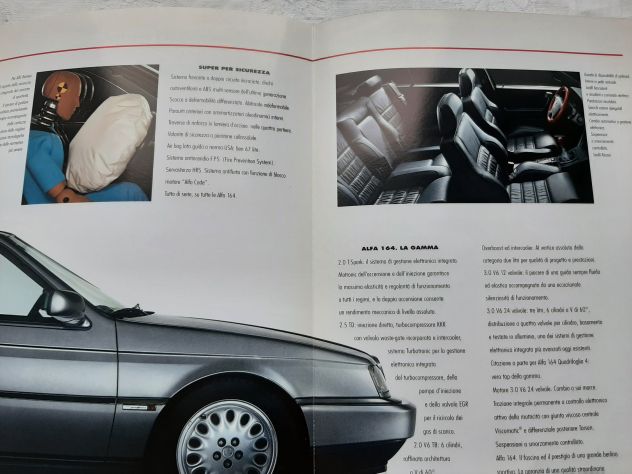 ALFA ROMEO 164 SECONDA SERIE  DEPLIANT ORIGINALE - Foto 6