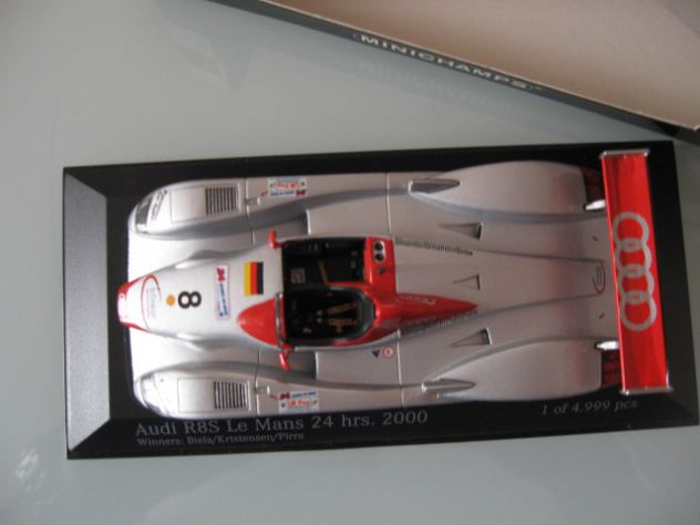 AUDI R8S 24H. LE MANS ANNO 2000 NUOVO!!!! MINICHAMPS - Foto 7