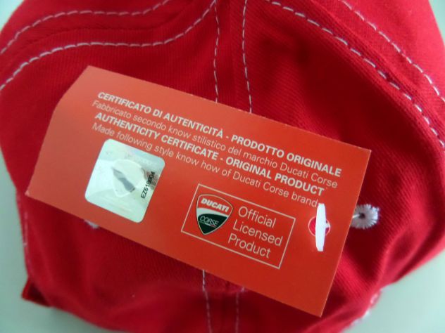 Cappellino DUCATI corse ORIGINALE , NUOVO (mai indossato) - Foto 3