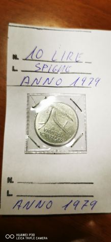 10 LIRE SPIGHE ANNO 1979