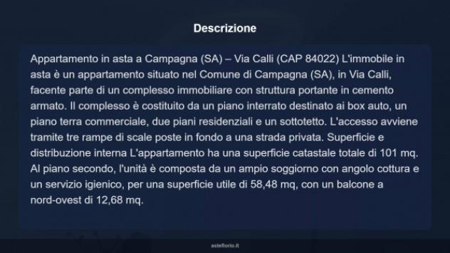 Immobile in asta di 101 m², box auto in vendita a Campagna - Foto 15