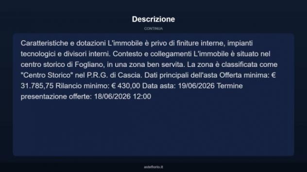 Immobile in asta di 335 m² con più di 5 locali in vendita a Cascia - Foto 17