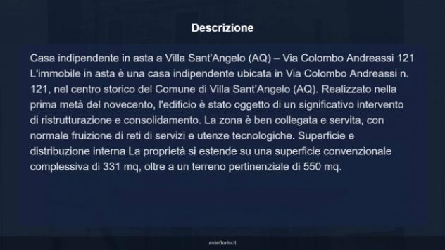 Immobile in asta di 331 m² in vendita a Villa Sant'Angelo - Foto 11