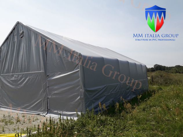 TENDONI OLIMPO PER RICOVERO ATTREZZI NEL LAZIO 8 X 32 X 5,12 MT MM ITALIA - Foto 6