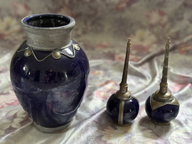 VASO IN CERAMICA BLU COBALTO - Foto 2