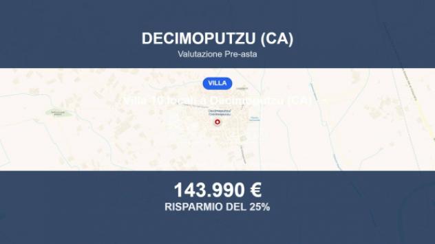 Immobile in asta di 220 m² con più di 5 locali in vendita a Decimoputzu