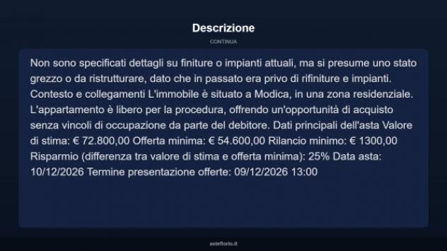 Immobile in asta di 100 m² con più di 5 locali in vendita a Modica - Foto 5