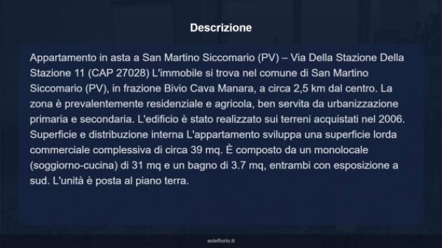 Immobile in asta di 39 m² in vendita a San Martino Siccomario - Foto 12